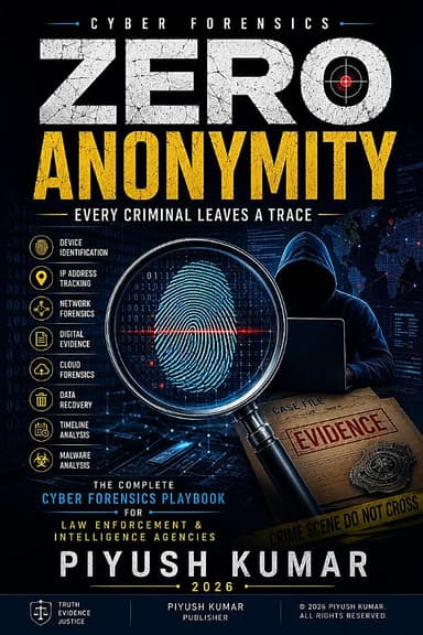 Cover of ZERO ANONYMITY by Piyush Kumar